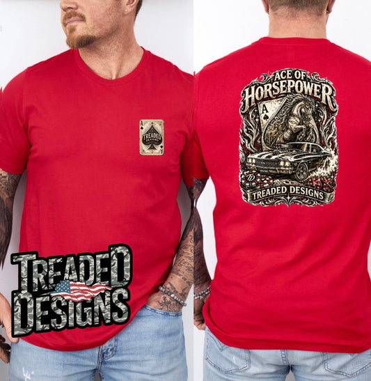 Ace of horsepower T-shirt