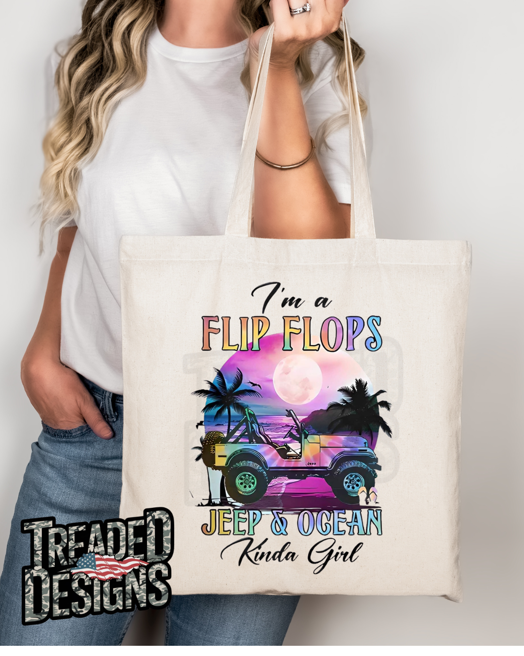 I'm a Flip Flops, Jeep and Ocean kind of girl